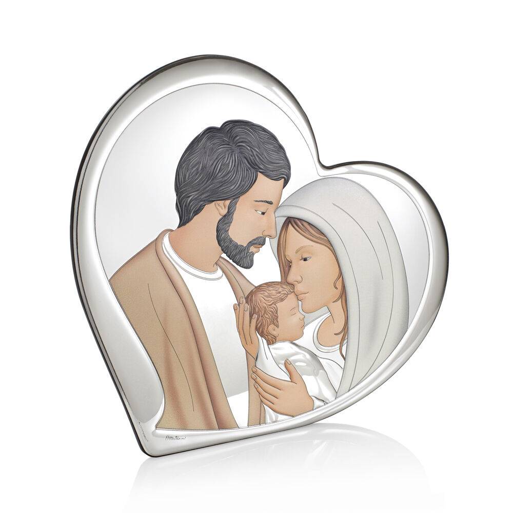Ottaviani Icona cuore sacra famiglia 15,5x14 colorata Vendite Flash