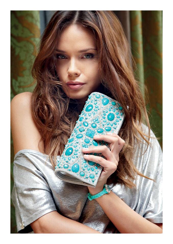 Ottaviani Clutch con strass e pietre Offerte
