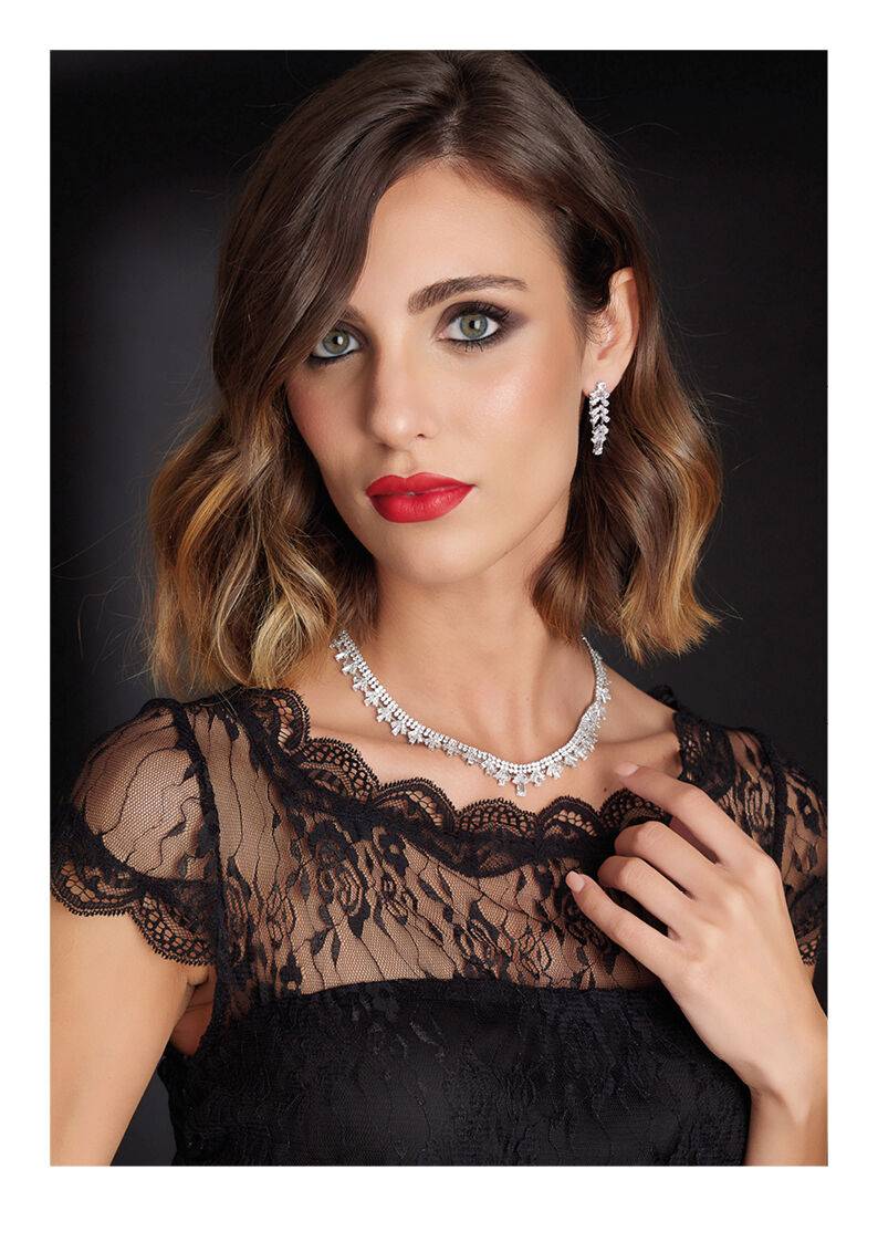 Ottaviani Collana rodiata con cubic zirconia 2025
