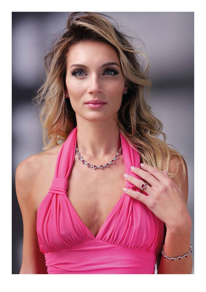 Ottaviani Orecchini rodiati con cubic zirconia In Vendita