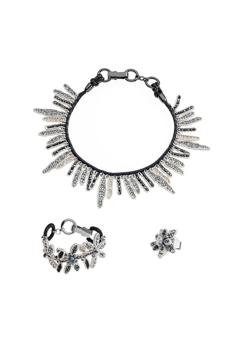 Ottaviani Bracciale con cristalli e perline Saldi Di Fabbrica