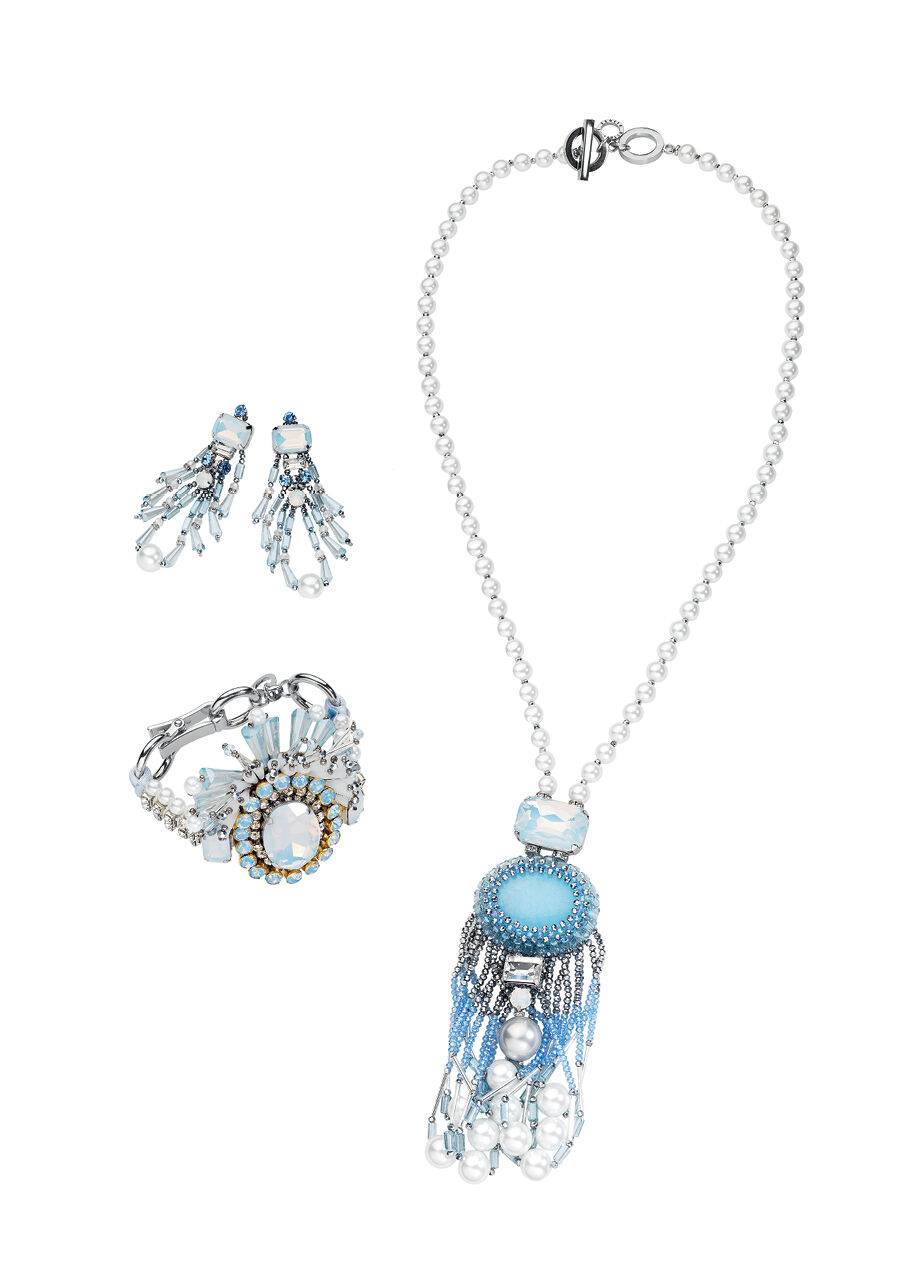Ottaviani Collana con cristalli,strass e perline Soddisfazione Garantita
