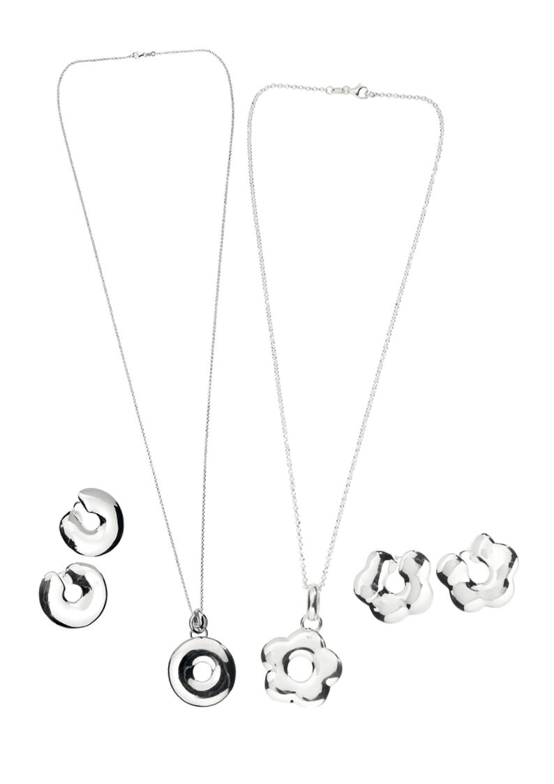 Ottaviani Collana"flower balloon"in argento Online