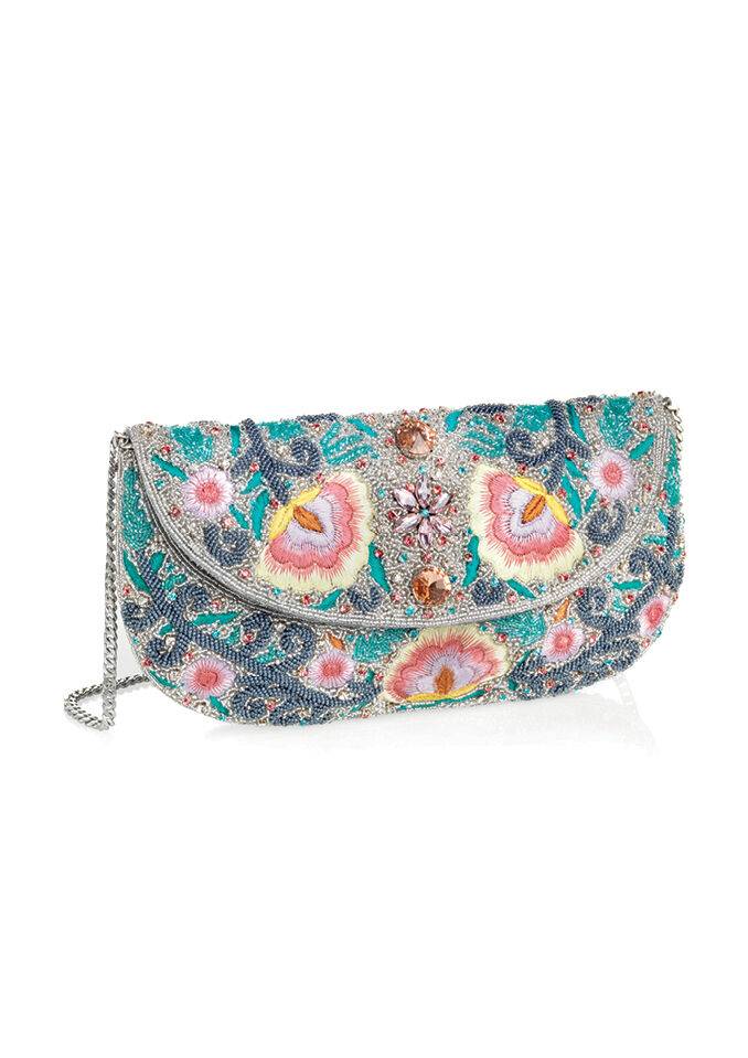 Ottaviani Clutch con ricami,cristalli,perline e strass Soddisfazione Garantita
