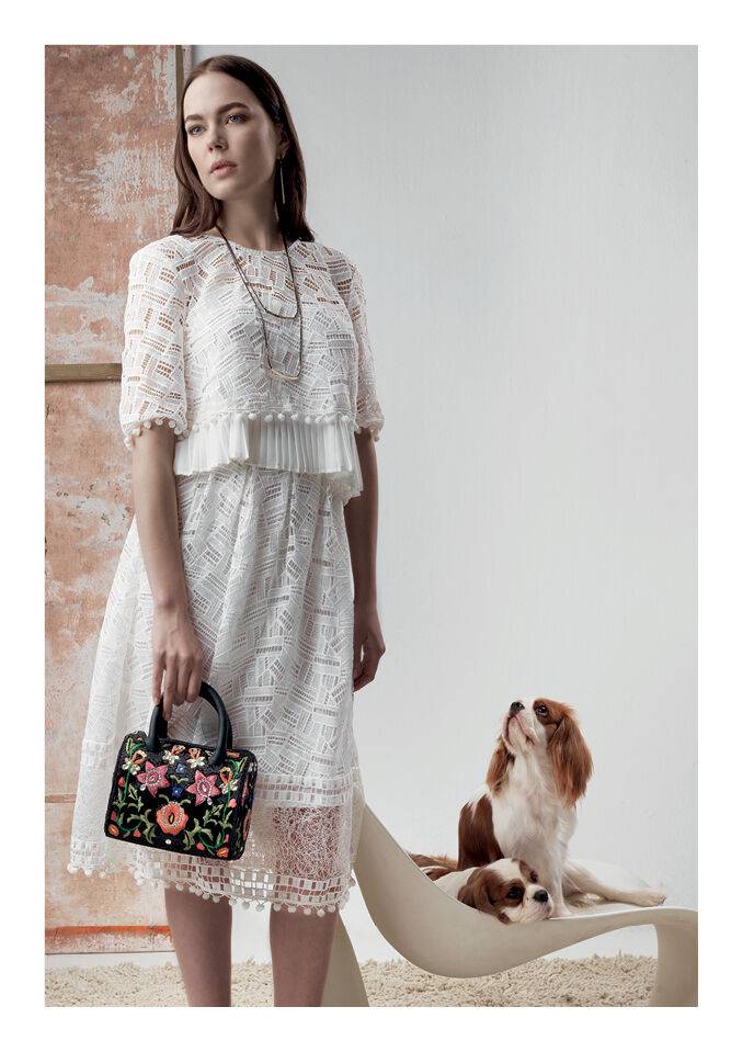 Ottaviani Clutch con cristalli e perline Negozi Online