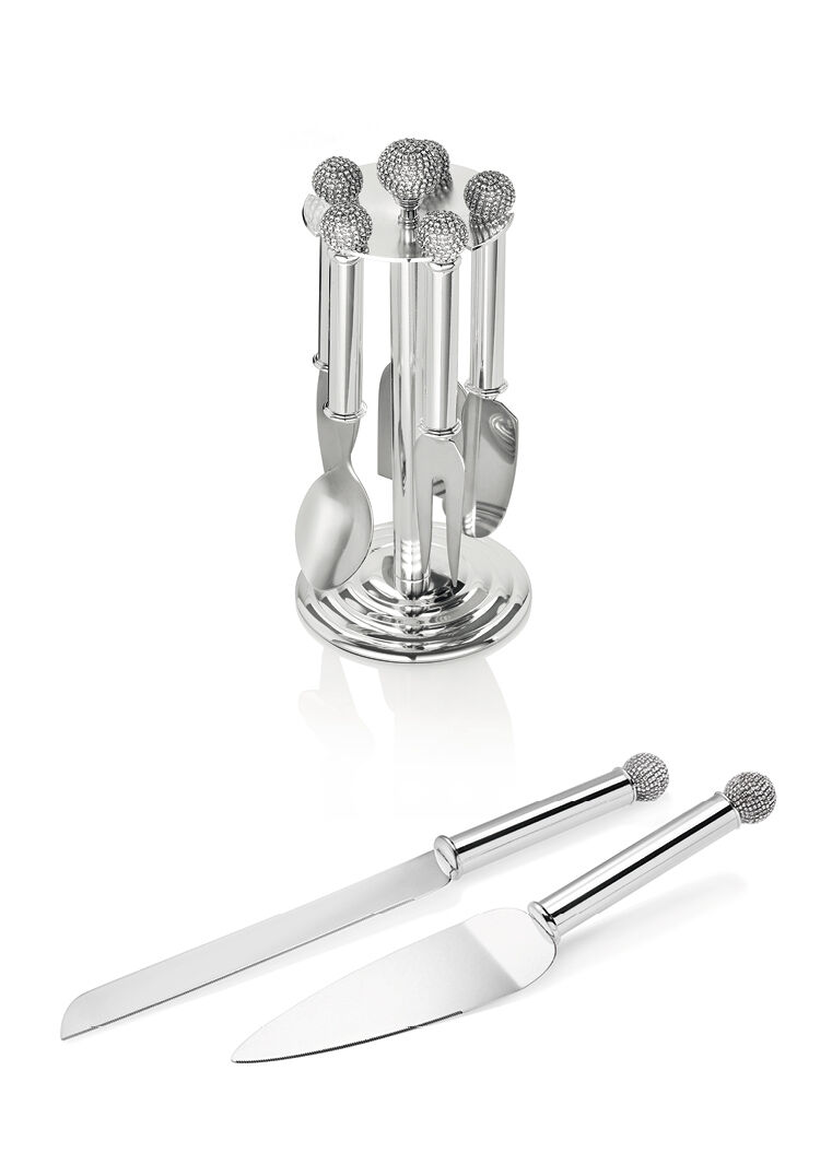 Ottaviani Set 6 coltelli da formaggio in met.arg c/stras Convenienza