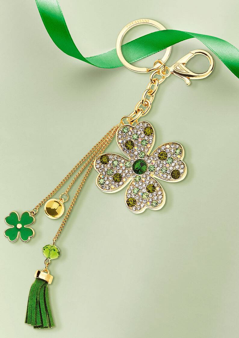 Ottaviani Portachiavi "quadrifoglio verde" Qualità