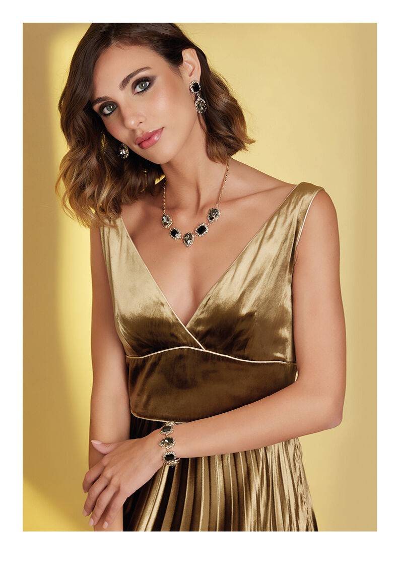 Ottaviani Collana dorata con cristalli Cyber Monday