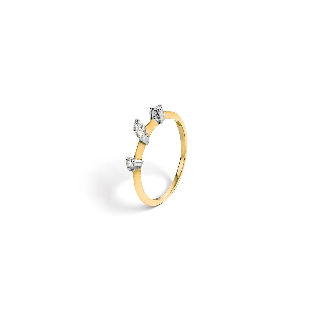 Paola Grande Gioielli BALANCE Anello 'Balance' oro giallo con marquise Offerte