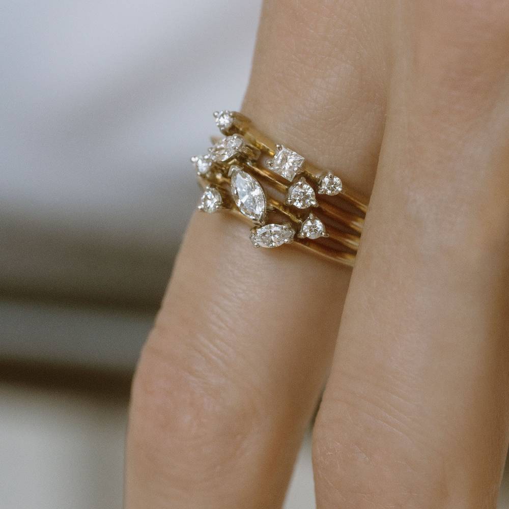 Paola Grande Gioielli BALANCE Anello 'Balance' oro giallo con marquise Vendita Economica