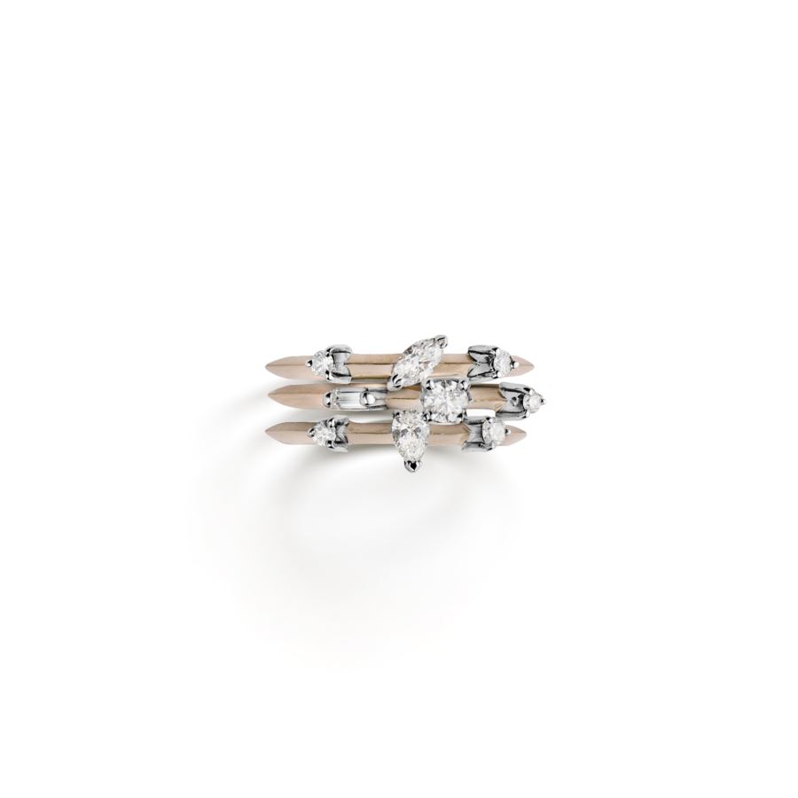 Paola Grande Gioielli BALANCE Anello 'Balance' oro rosa con marquise Italia