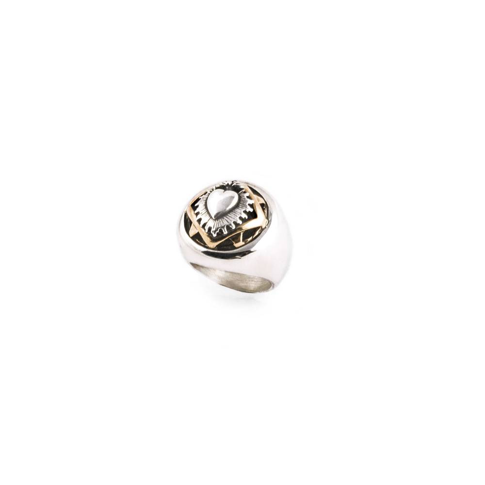Paola Grande Gioielli CUORE SACRO Anello da mignolo 'Cuore Sacro'