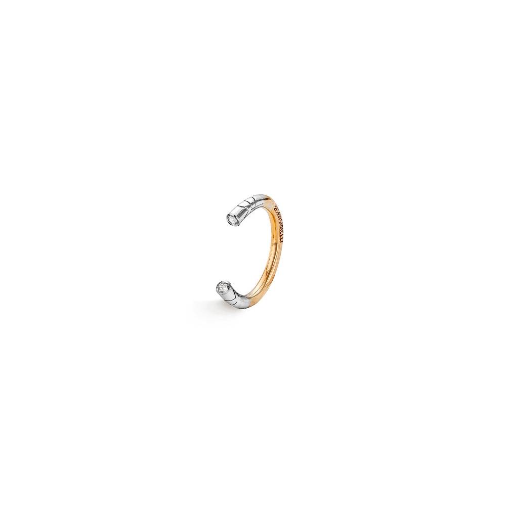 Paola Grande Gioielli NEON Anello 'Neon' aperto bicolore