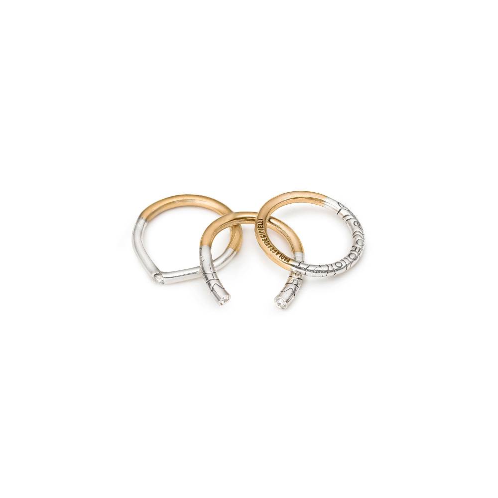 Paola Grande Gioielli NEON Anello 'Neon' a punta con pietra Promozione