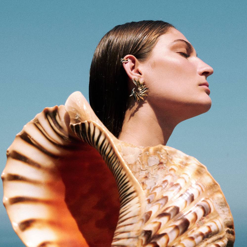 Paola Grande Gioielli FLAME Mono orecchino bicolore 'Flame' Acquista Ora