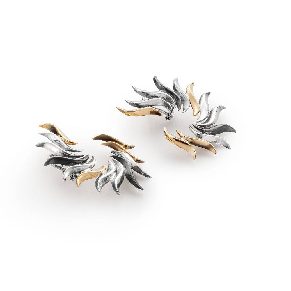 Paola Grande Gioielli FLAME Orecchino 'Fenice' base argento Shopping Online