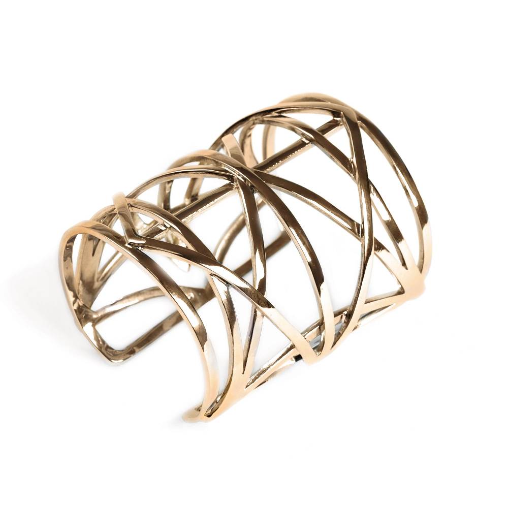 Paola Grande Gioielli GRIGLIE Bracciale 'Griglie' bronzo In Linea