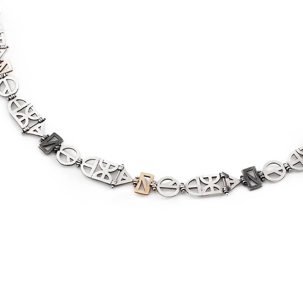 Paola Grande Gioielli NEON Choker Origami Nuovo
