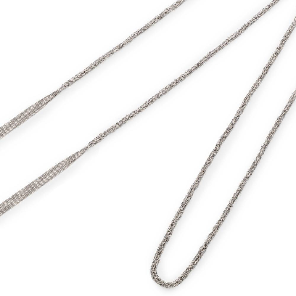 Paola Grande Gioielli SCIARPE Cordino/choker in argento Spedizione Gratuita
