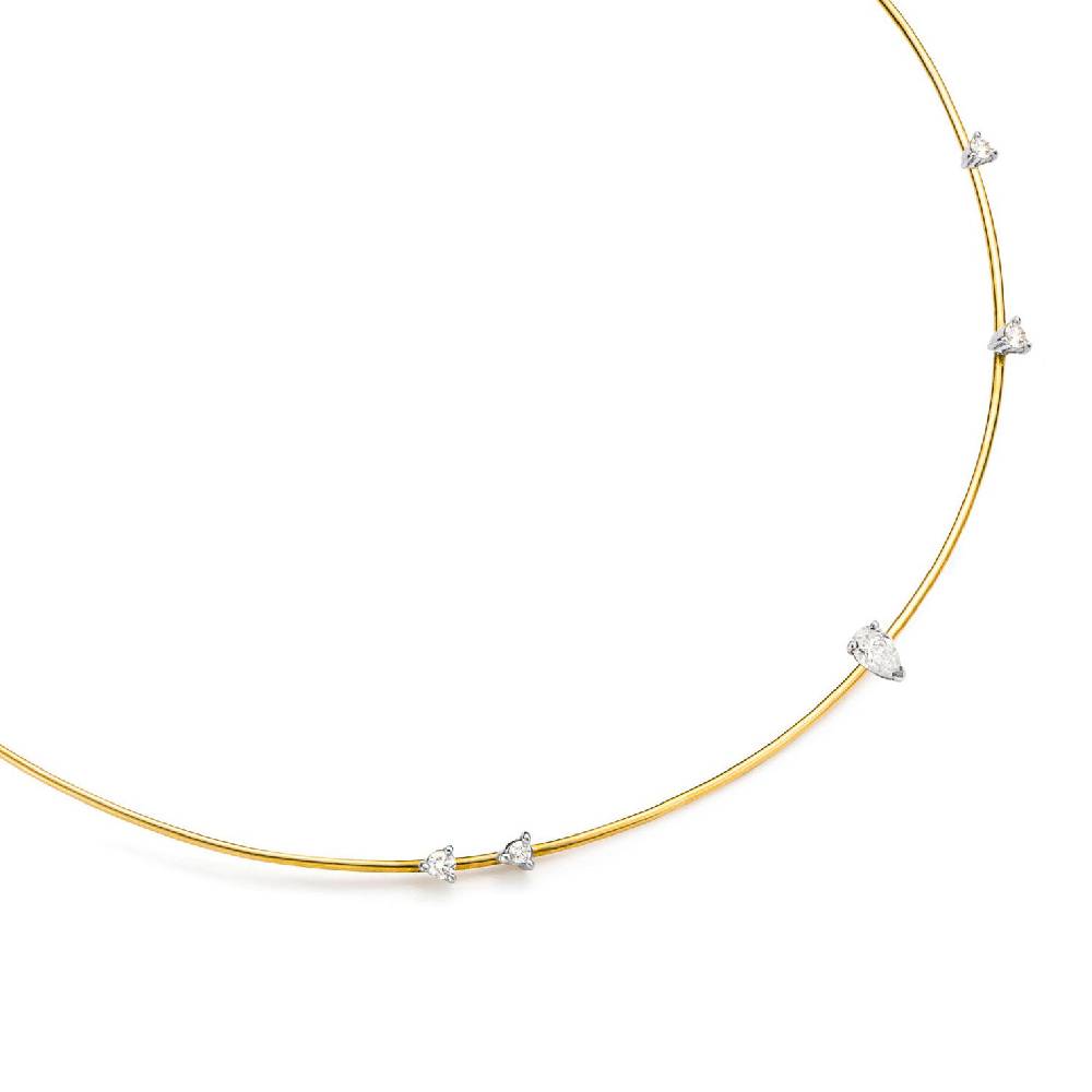 Paola Grande Gioielli BALANCE Collana 'Balance' in oro giallo con goccia Qualità Garantita