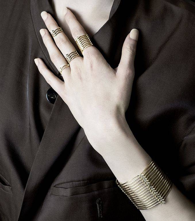 Paola Grande Gioielli SPINAE Anello 'Spinae' 3 elementi Online