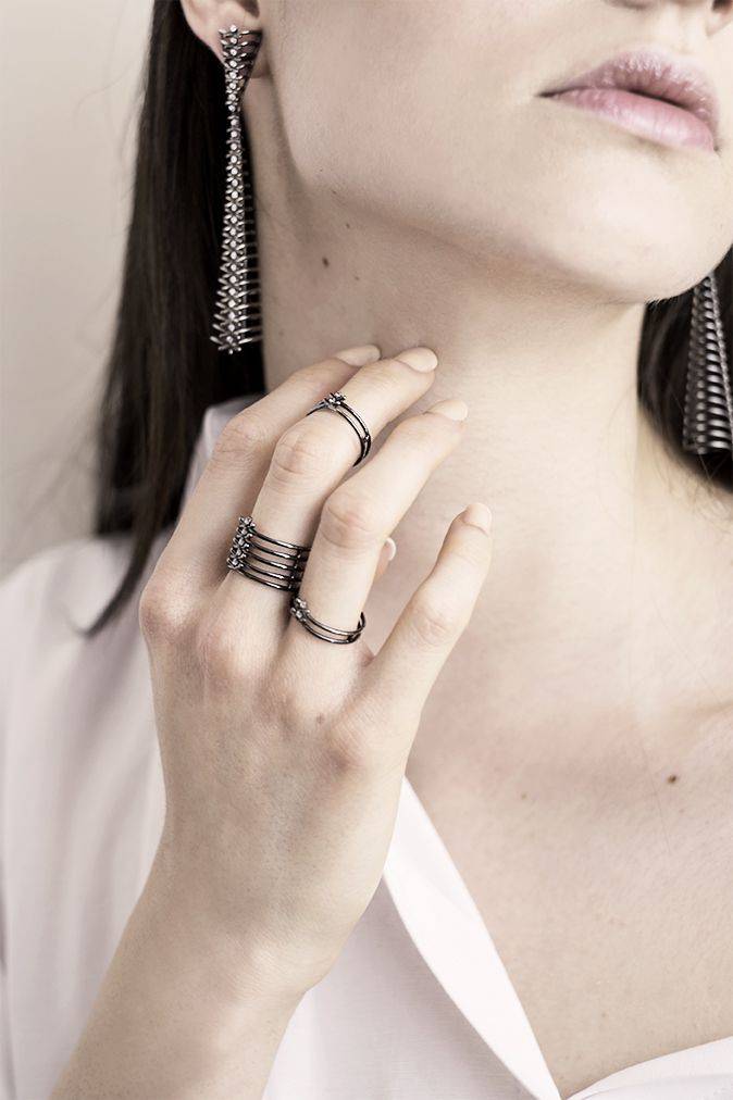 Paola Grande Gioielli SPINAE Anello 'Spinae' 2 elementi Saldi