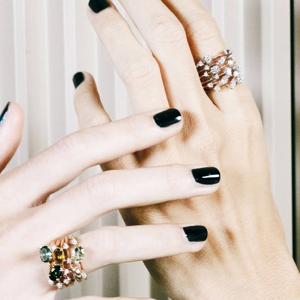 Paola Grande Gioielli BALANCE Anello 'Balance' con tormaline Saldi Di Fabbrica
