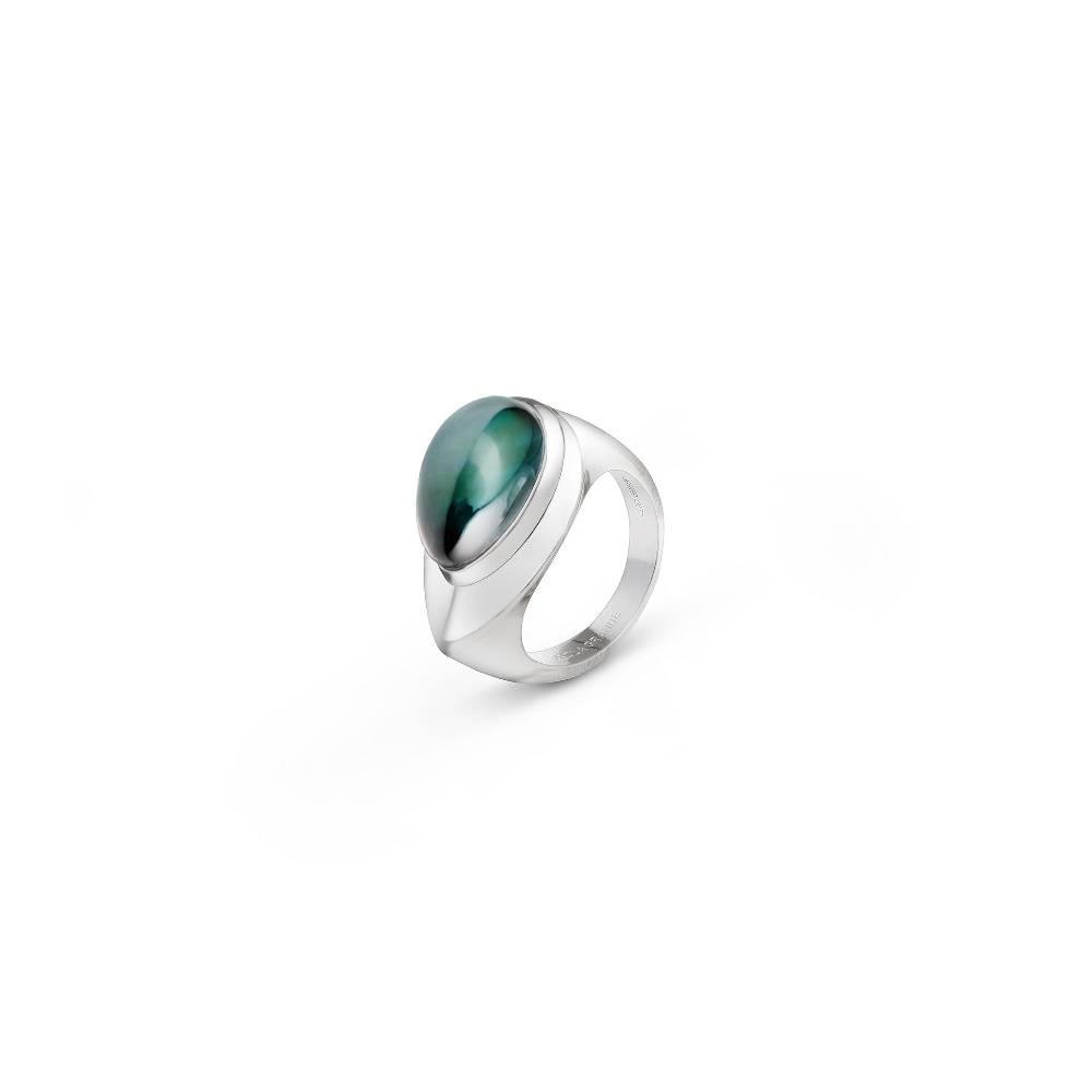 Paola Grande Gioielli AURUM Chevalier cabochon verde Sconto