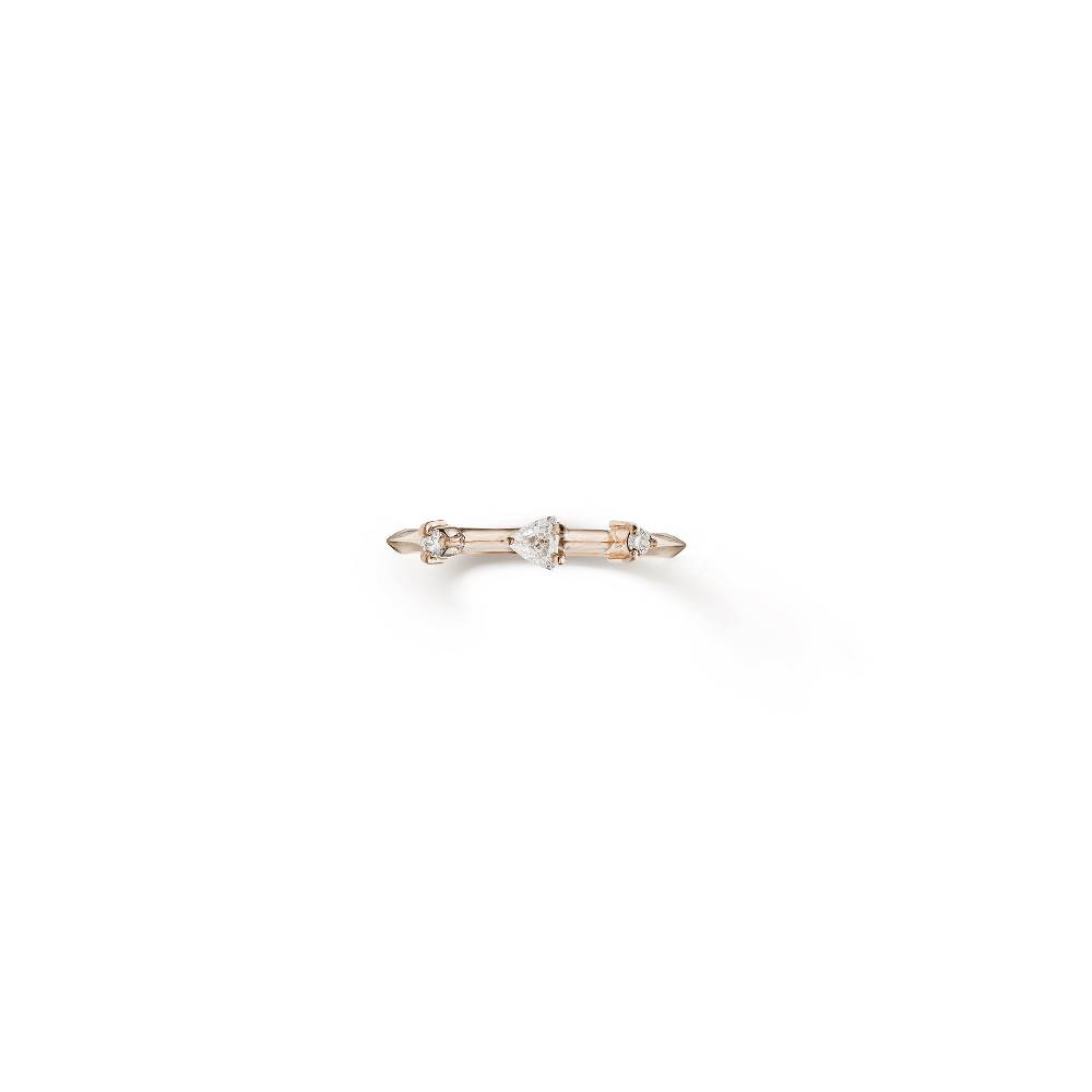 Paola Grande Gioielli BALANCE Anello 'Balance' in oro rosa con triangolo Convenienza