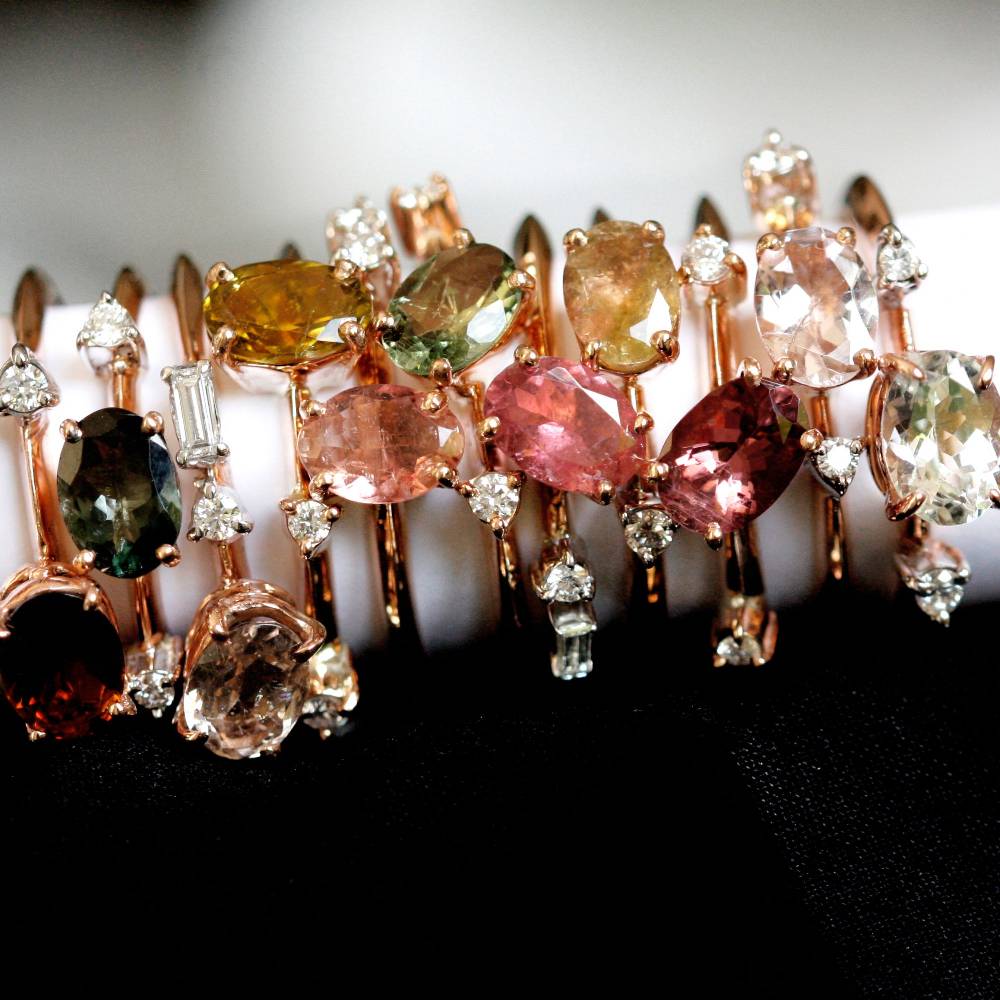 Paola Grande Gioielli BALANCE Anello 'Balance' con tormalina Italy