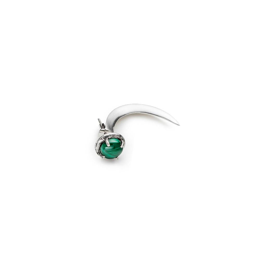 Paola Grande Gioielli UNCINI Uncino con malachite Fino Al -60%