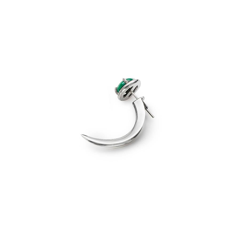 Paola Grande Gioielli UNCINI Uncino con malachite Fino Al -60%