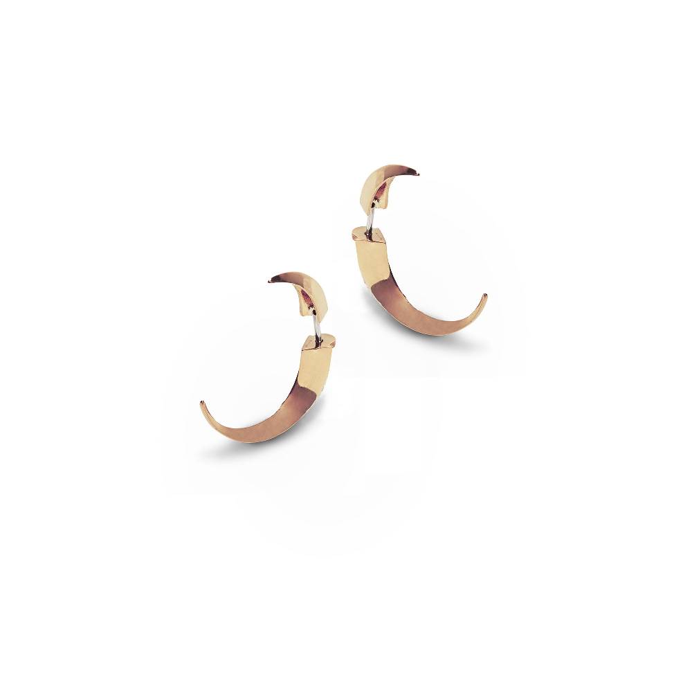 Paola Grande Gioielli UNCINI Uncini xs fronte|retro oro rosa In Vendita