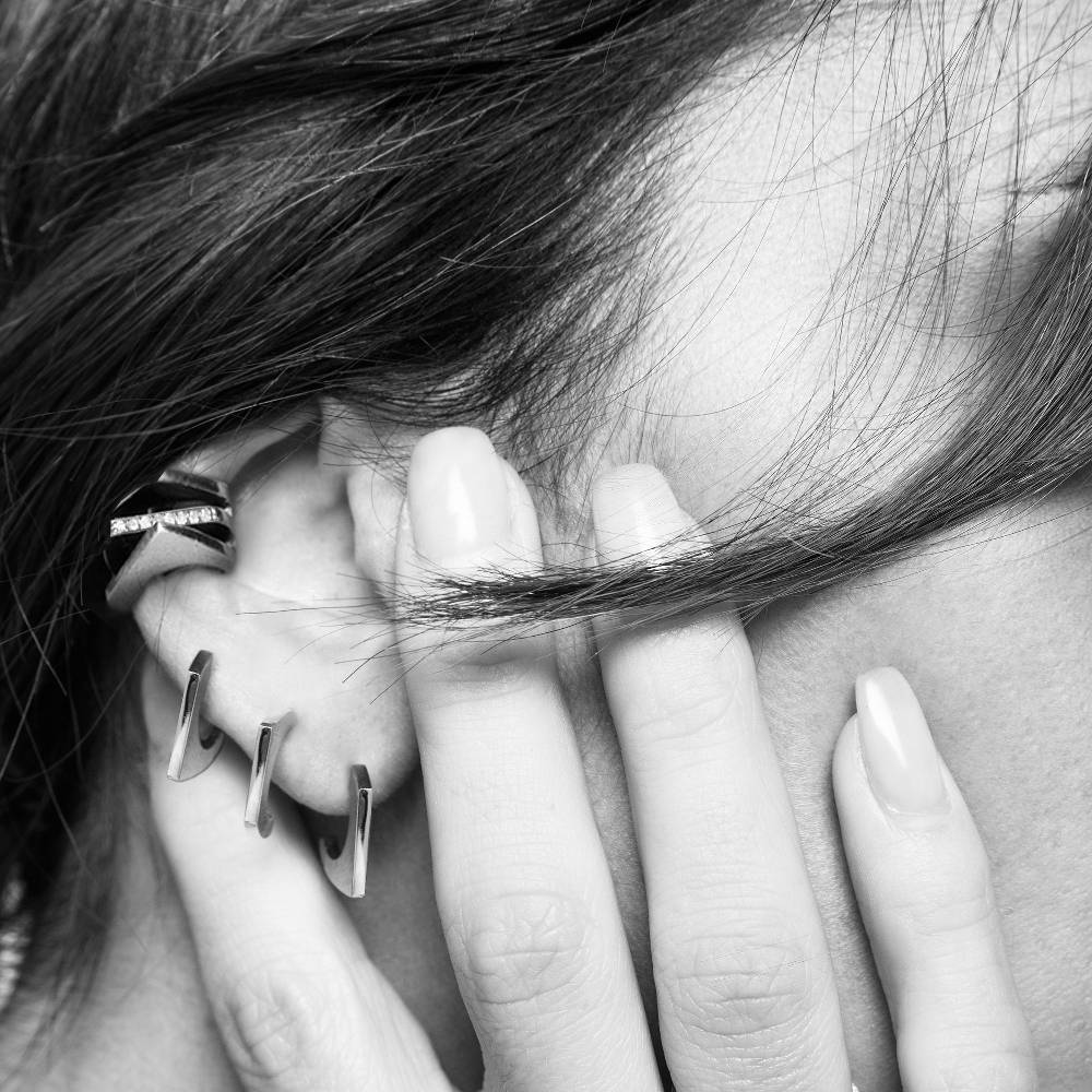 Paola Grande Gioielli CONGIUNZIONI Mono 'congiunzioni' con diamanti Qualità