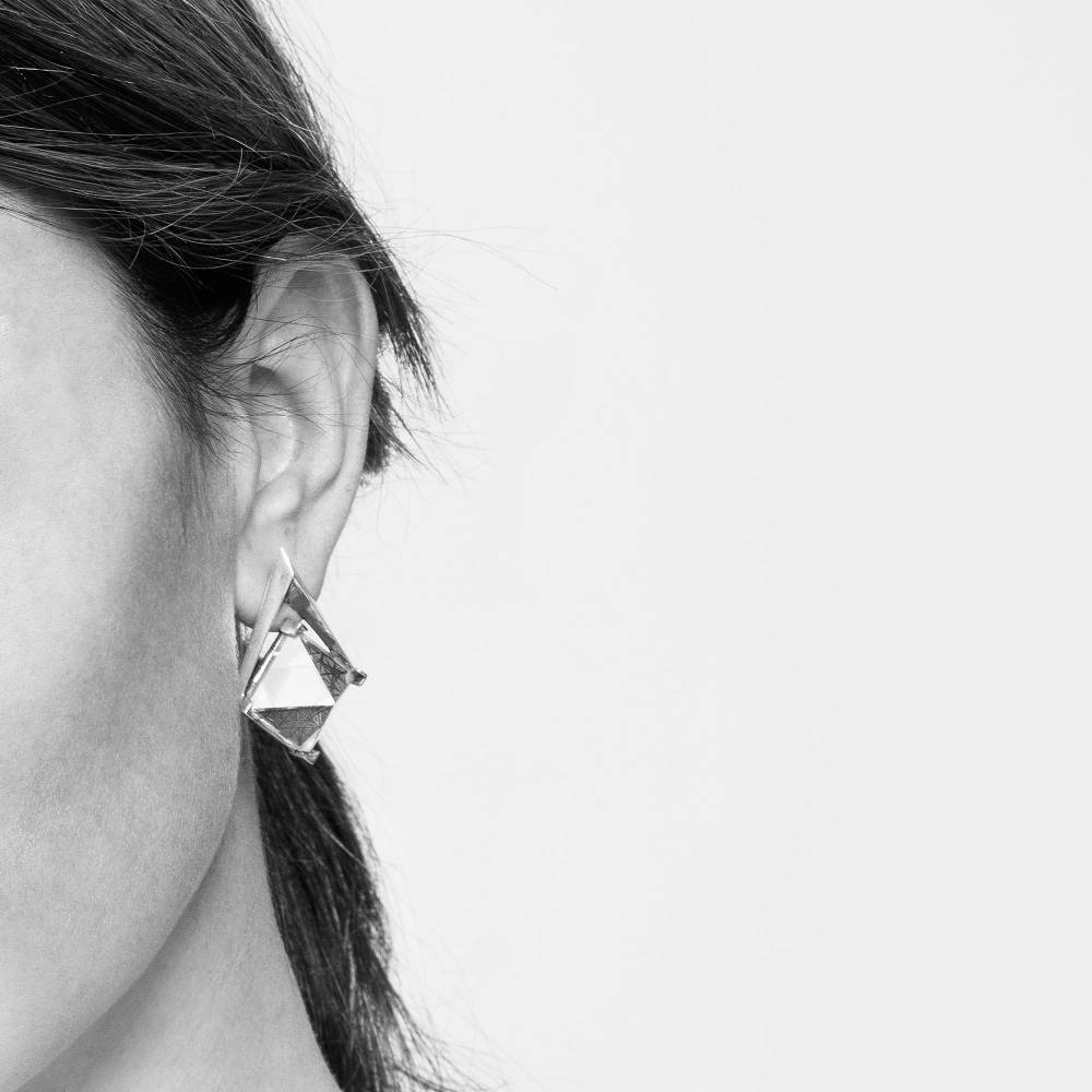 Paola Grande Gioielli ENTROPIA Orecchini 'Entropia' argento Nuova