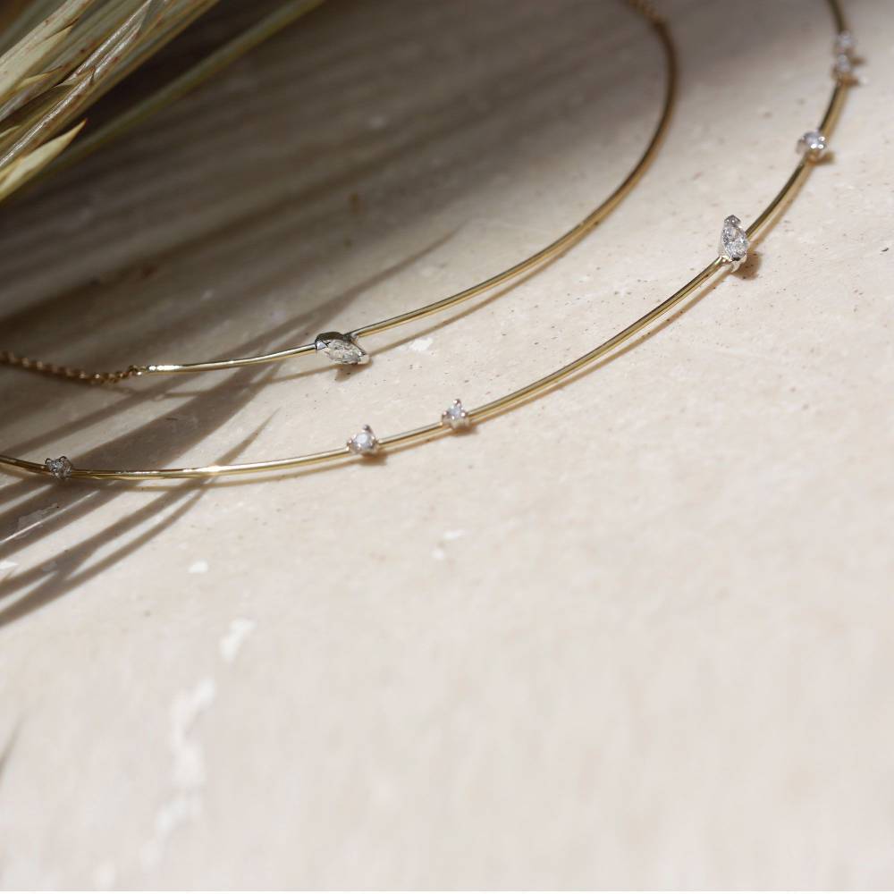 Paola Grande Gioielli BALANCE Choker 'Balance' in oro giallo Nuova