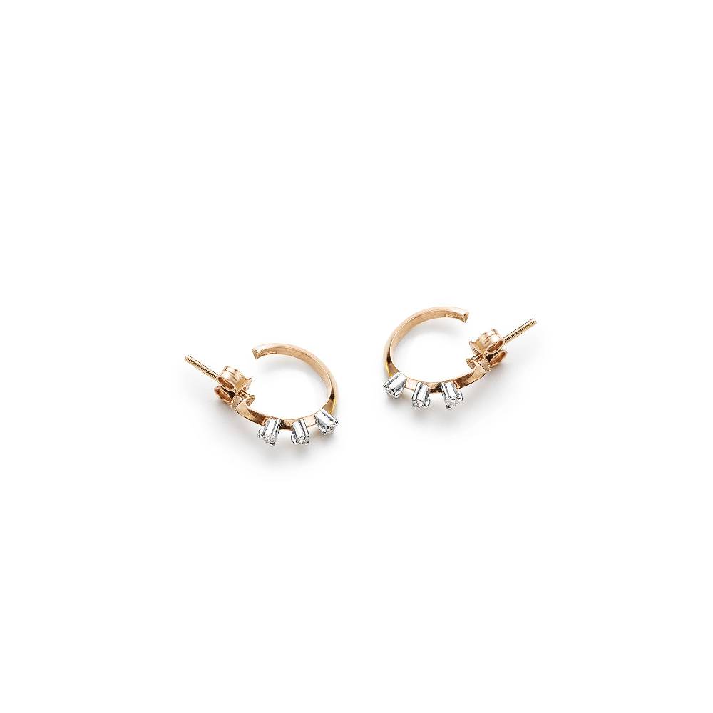 Paola Grande Gioielli BALANCE Cerchietti 'Balance' in oro rosa e diamanti Shopping online