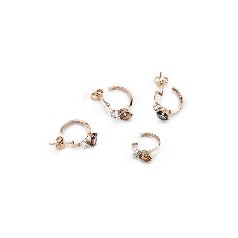Paola Grande Gioielli BALANCE Set di cerchietti 'Balance' con tormaline Offerta natalizia