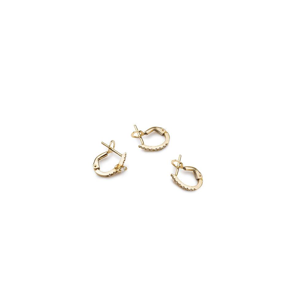 Paola Grande Gioielli BALANCE Set di tre cerchietti in oro giallo e diamanti Discount Store per i nuovi prodotti