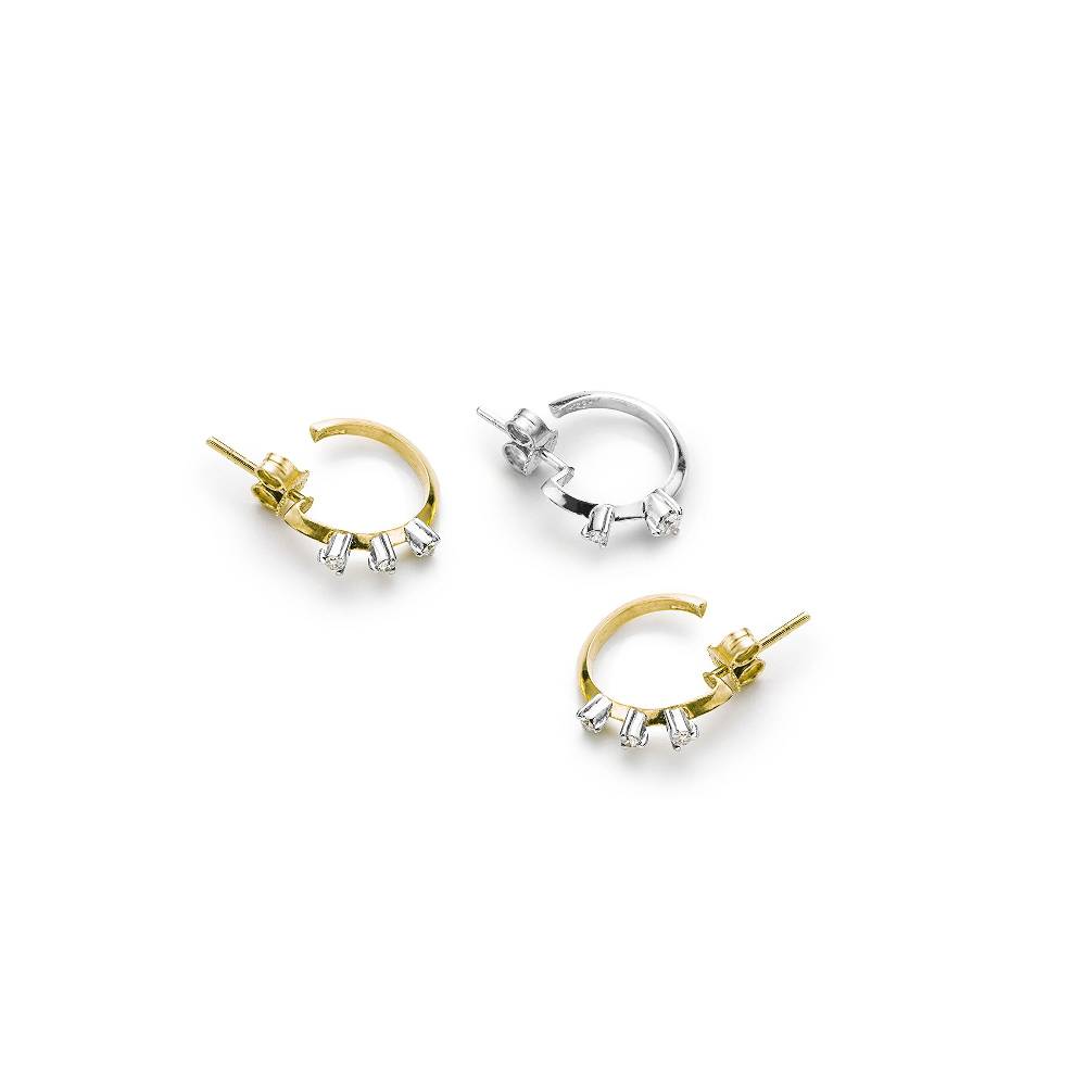 Paola Grande Gioielli BALANCE Set di tre cerchietti 'Balance' oro giallo e oro bianco 50% di sconto con spedizione gratuita