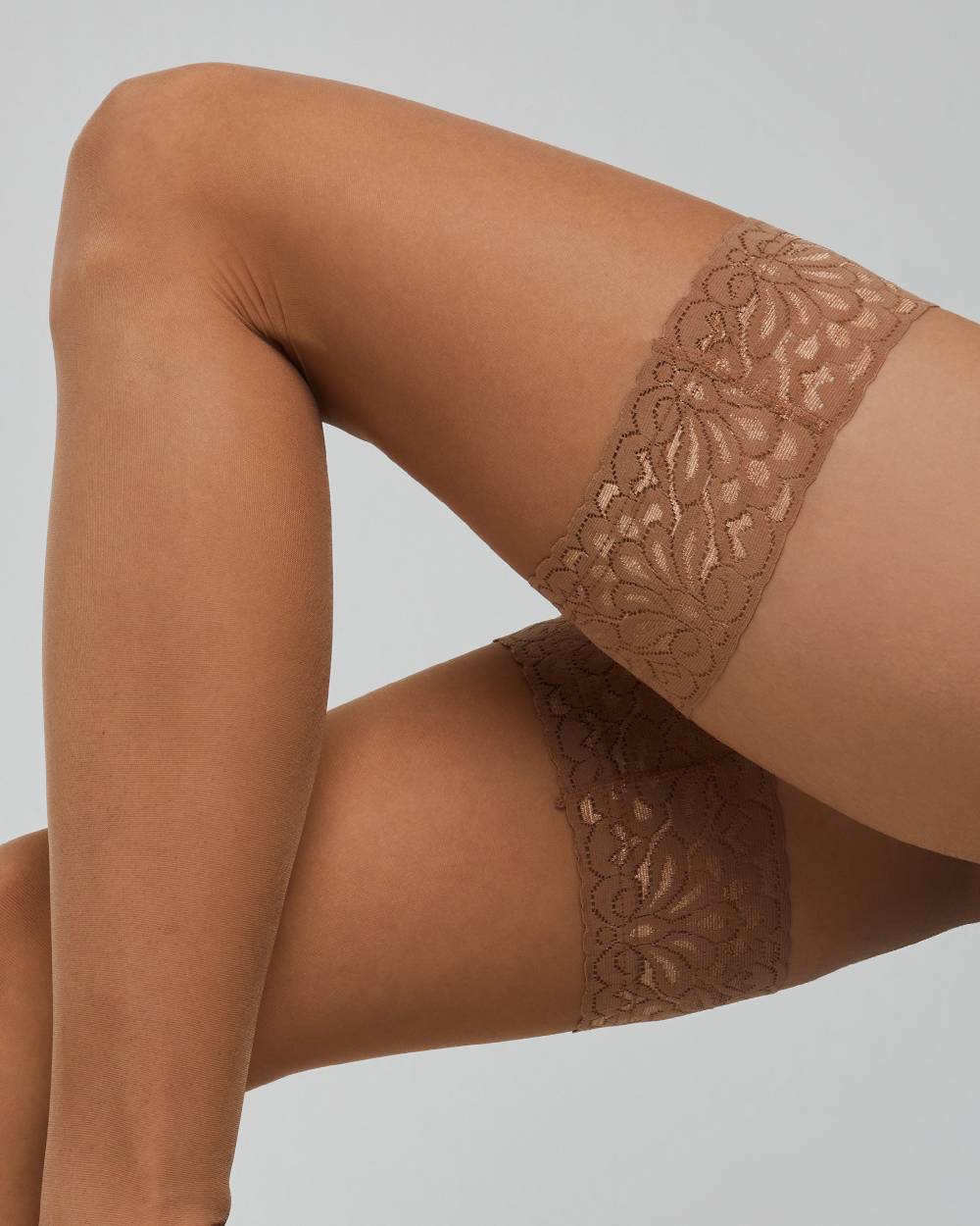 Pompea Autoreggente Vani 20 denari con balza floreale In Linea