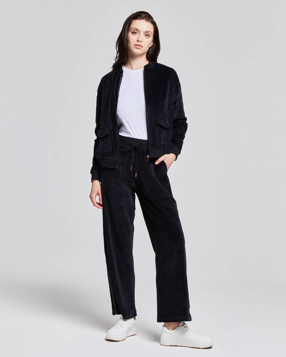 Pompea BOMBER VELLUTO DONNA Economico