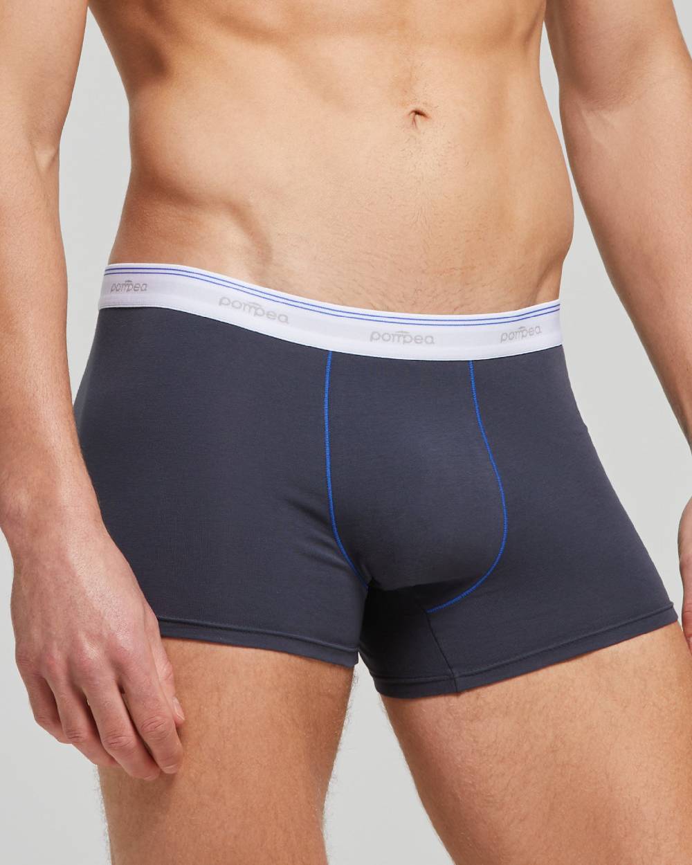 Pompea Boxer cotone con cinturino logato elasticizzato Moda