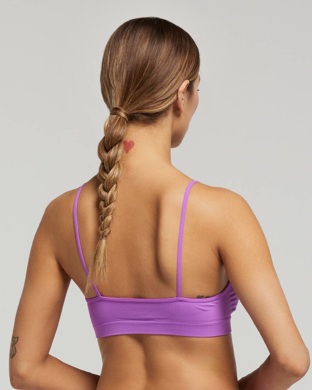 Pompea Brassiere seamless spalla stretta tinta unita Presa