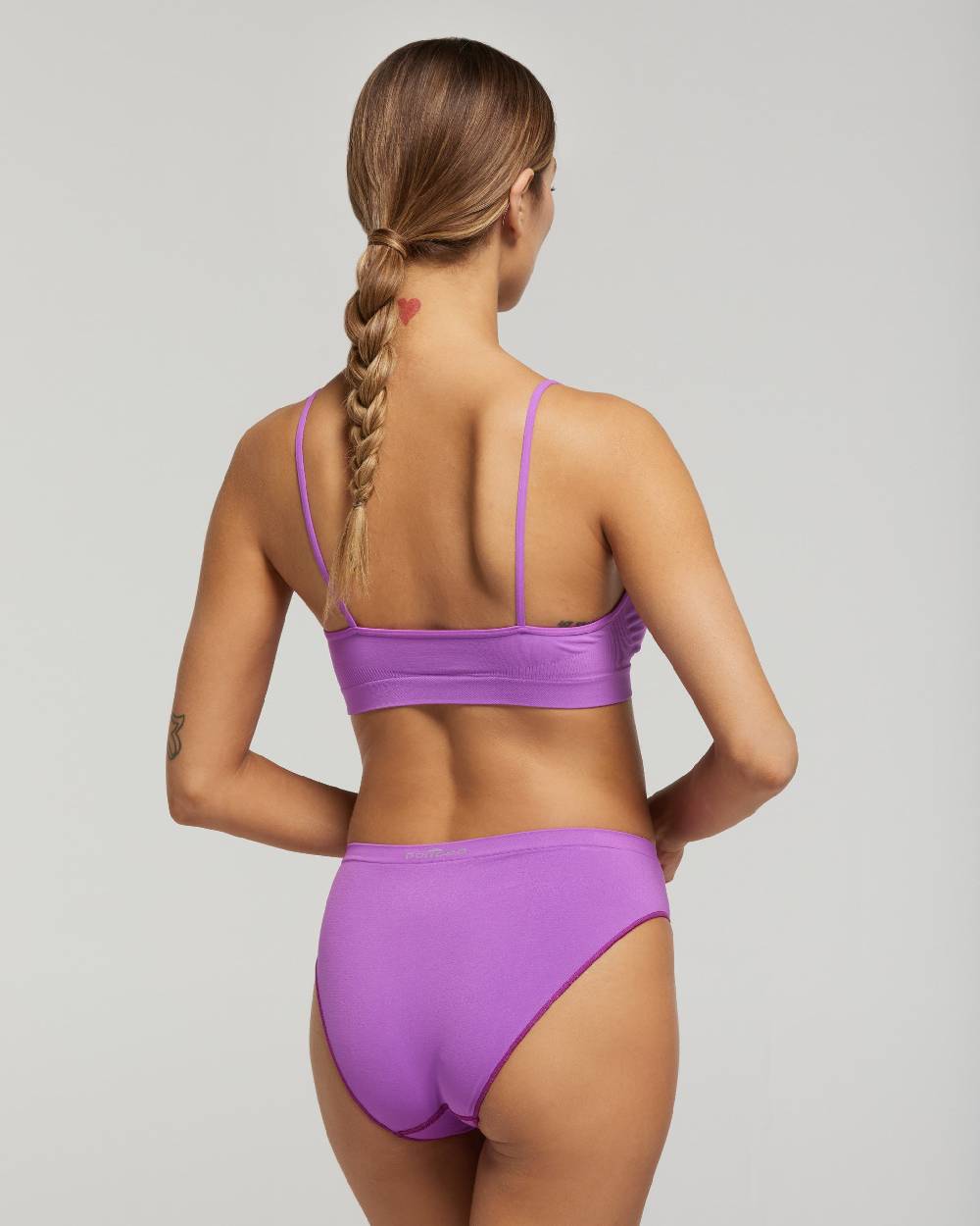 Pompea Brassiere seamless spalla stretta tinta unita Presa
