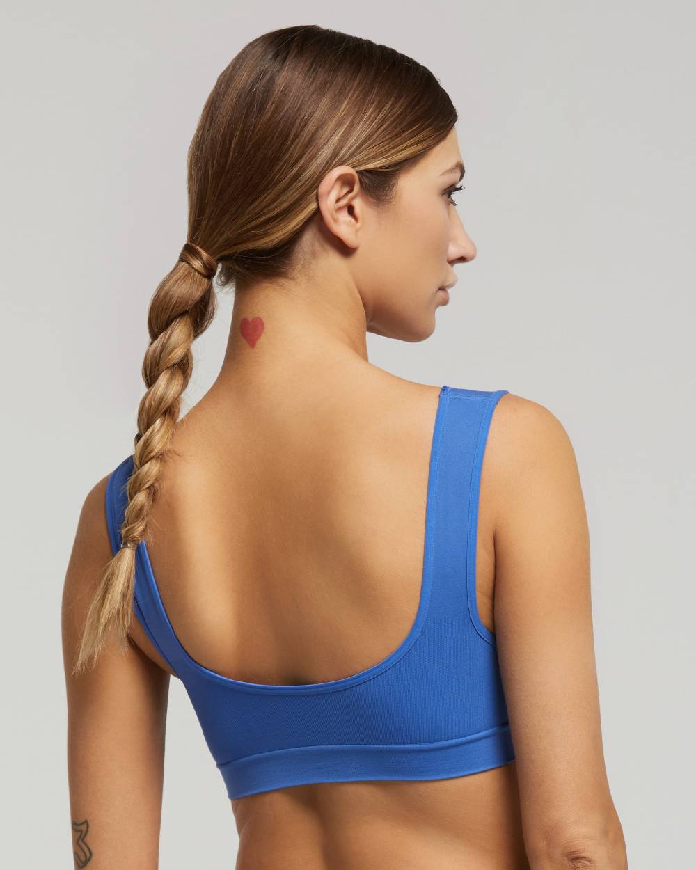 Pompea Brassiere spalla larga seamless con dettaglio femminile Outlet