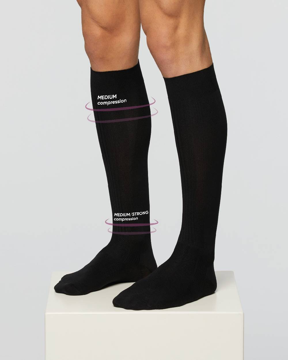 Pompea Calza 70 denari riposante con compressione graduata media