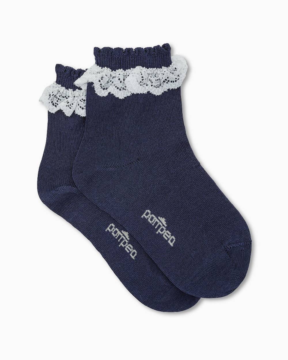 Pompea CALZA BIMBA BETTY CON RICAMO