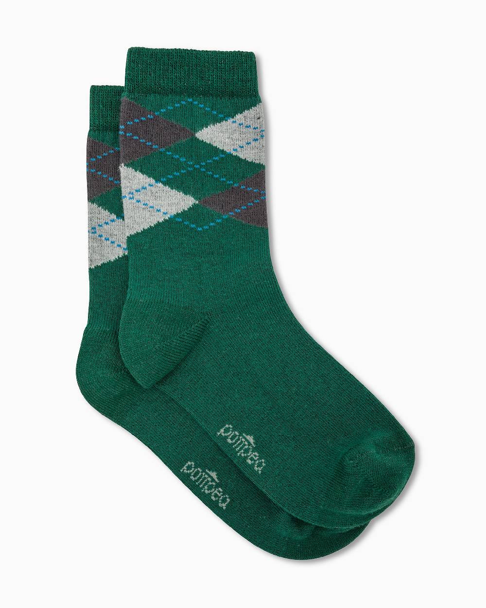 Pompea Calza bimbo Leonida con disegno argyle