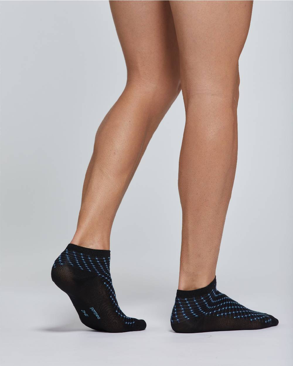 Pompea CALZA CORTA COTONE DANTE CON MOTIVO OPTICAL Saldi Di Fabbrica